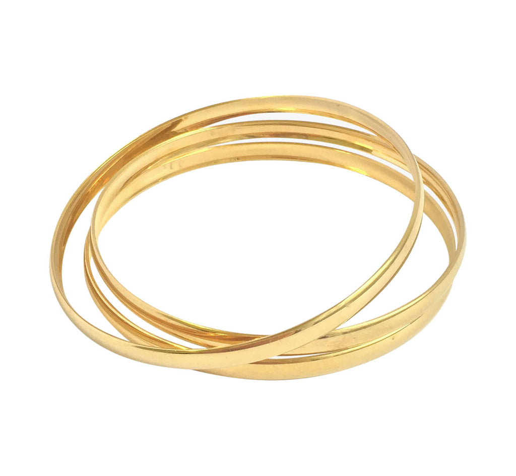 gold thick bracelet