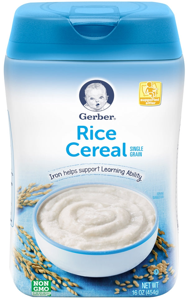 Gerber Rice Cereal, 16 oz —