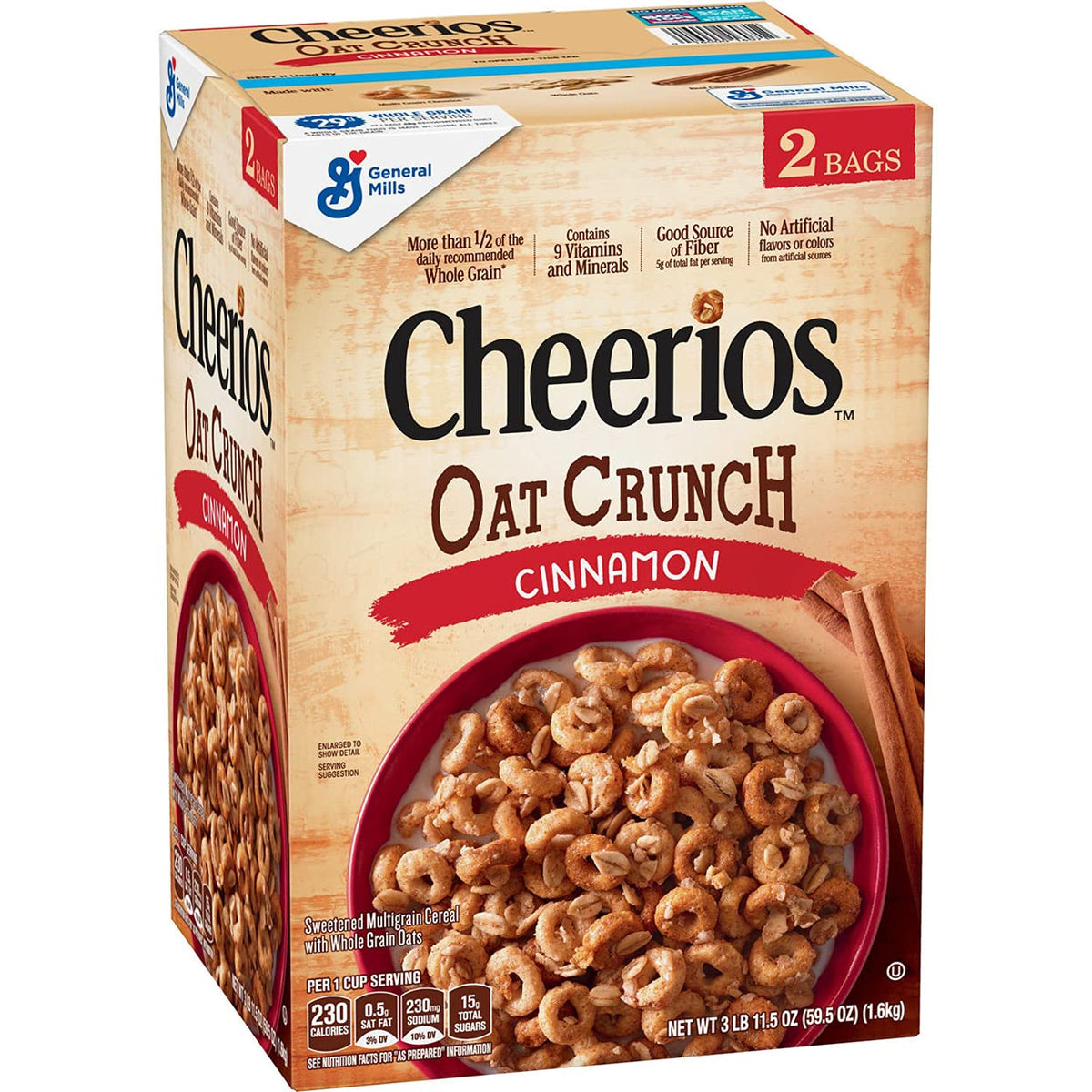 cheerio cinnamon oat crunch