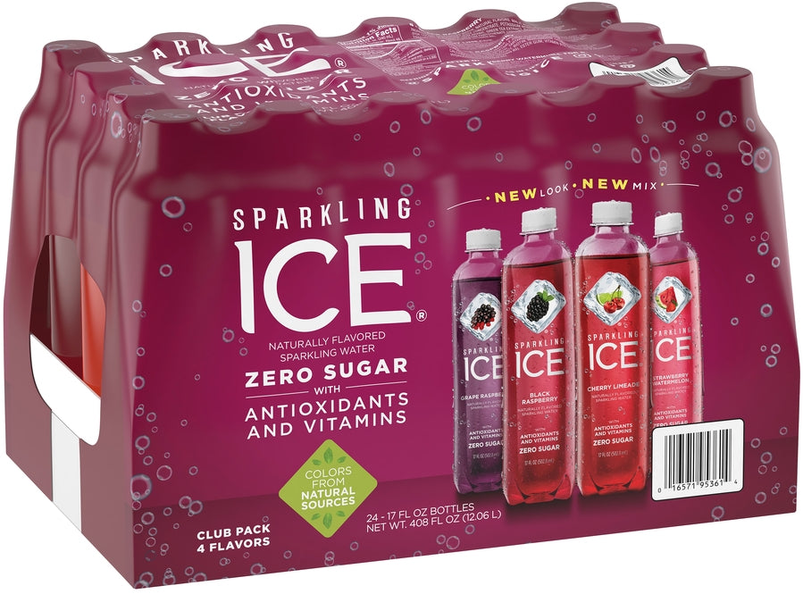 Sparkling Ice Naturally Flavored Sparkling Water Variety Pack 24 X 17 — 3768