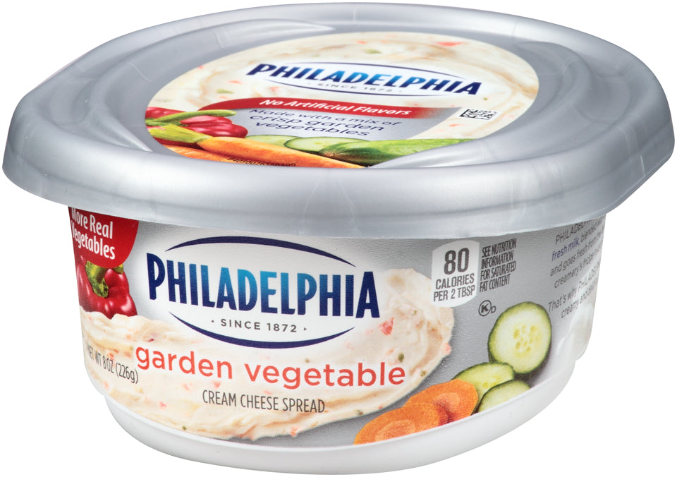 Philadelphia Garden Vegetables Cream Cheese 8 Oz Goisco Com