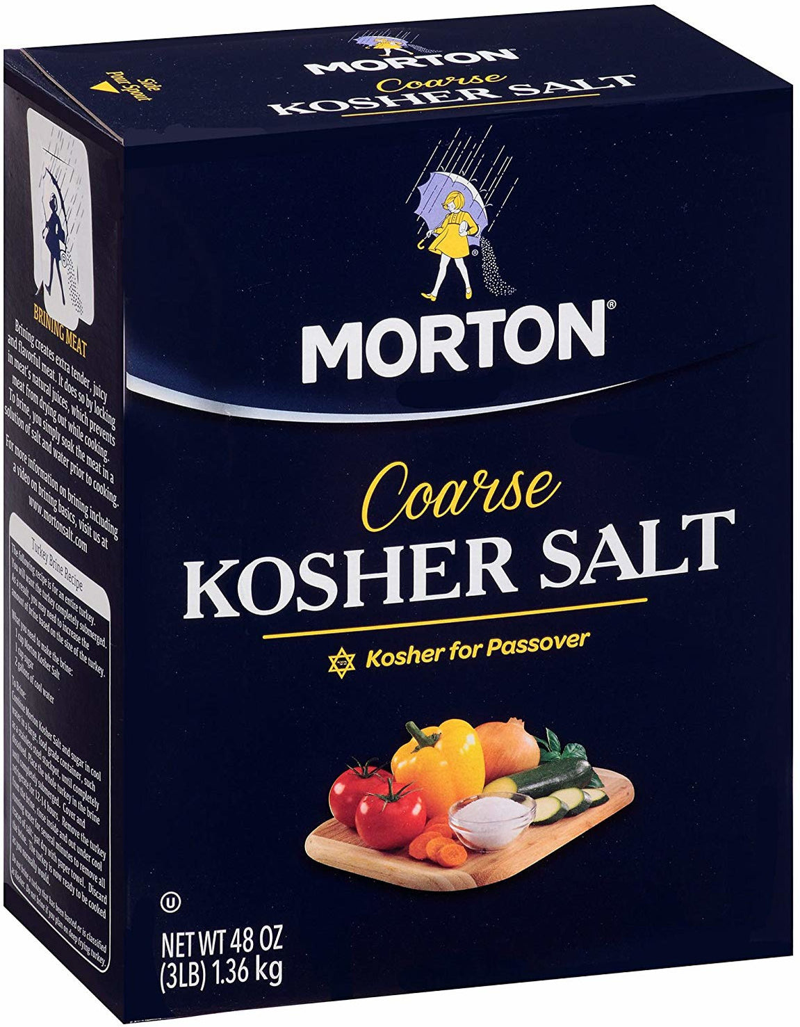 Morton Kosher Salt 3 Lbs Goisco