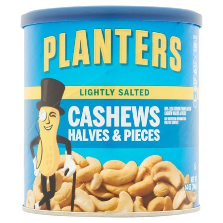 Planters Cashews Halves & Pieces, Lightly Salted, 14 oz — Goisco.com