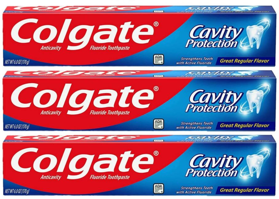 colgate cavity protection 3 pack