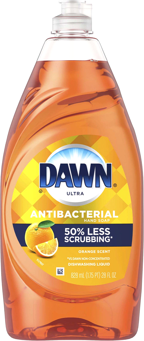 Dawn Ultra Antibacterial Dishwashing Liquid Orange Scent 28 Oz — 0787