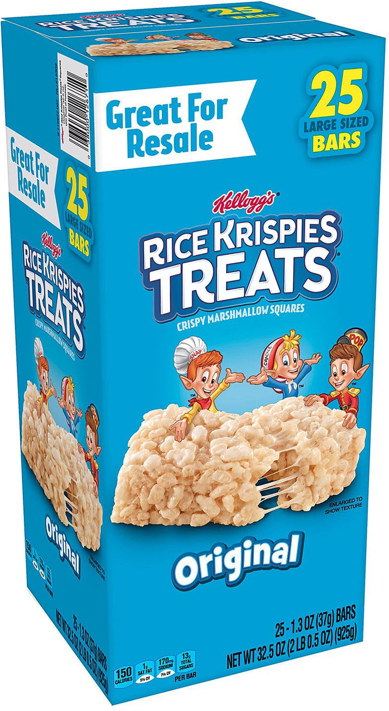 Kellogg's Rice Krispies Treats, Value Pack, 25 ct — Goisco.com