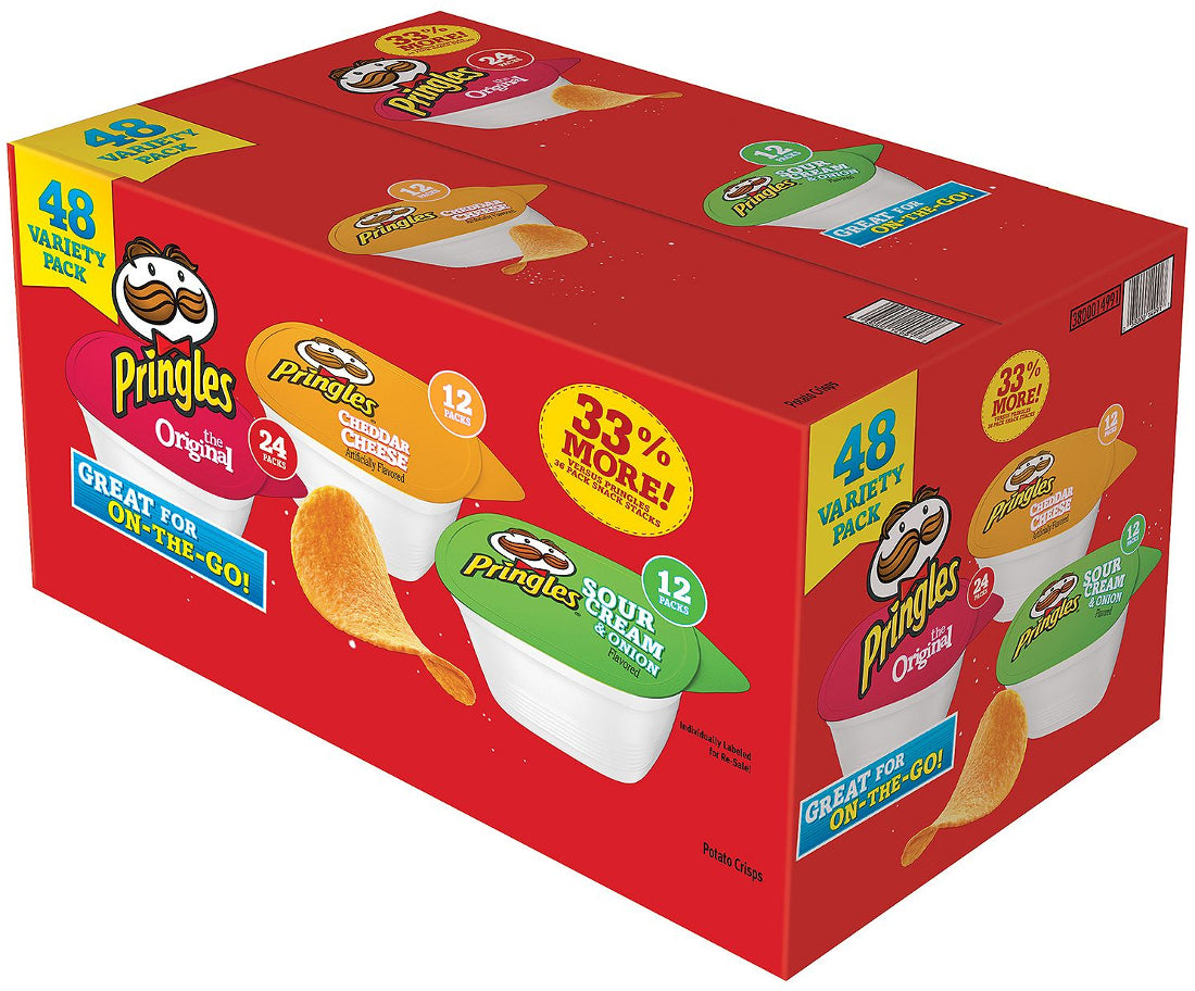 Pringles Potato Chips, Variety Pack, 48 ct — Goisco.com