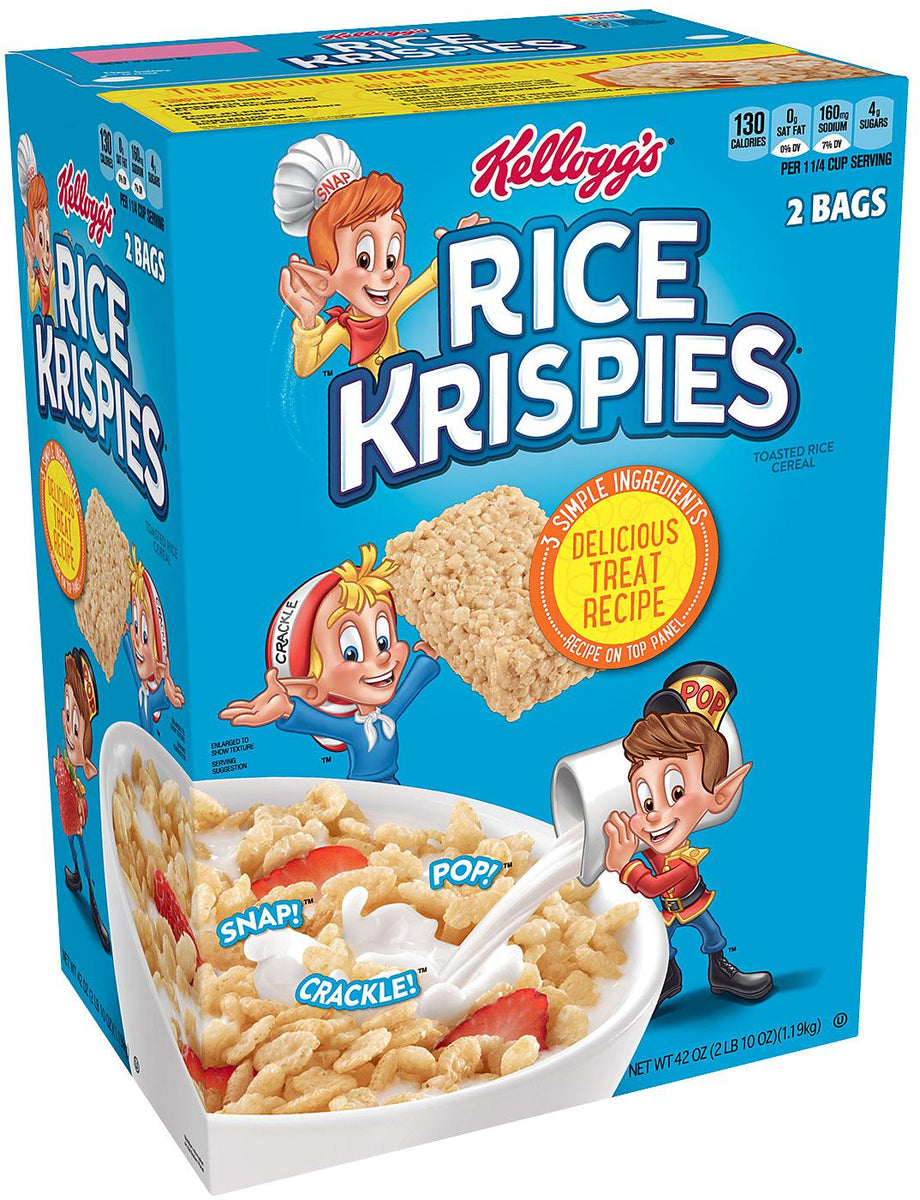 Kellogg's Rice Krispies Breakfast Cereal, 2-Pack, 42 oz — Goisco.com