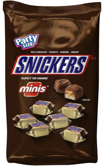 Snickers Miniatures Chocolate, 52 oz — Goisco.com