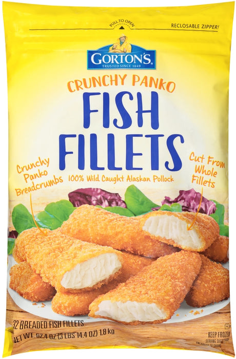 Gorton's Crunchy Panko Fish Fillets, 32 ct — Goisco.com