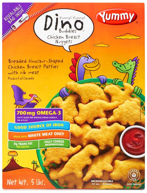 Yummy Dino Buddies DinosaurShaped Nuggets, 5 lbs —