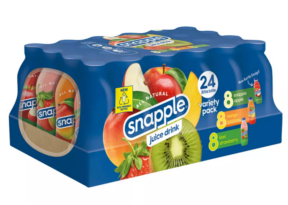 Snapple Juice Drink Variety Pack 24 Pack 24 X 20 Oz —