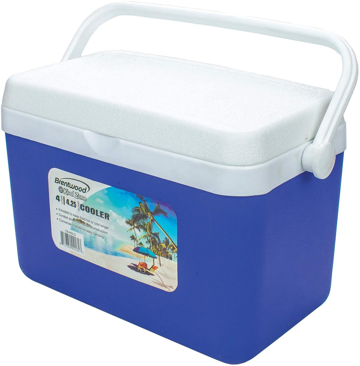 Brentwood Quart Kool Cooler Box With Handle , 4 L —