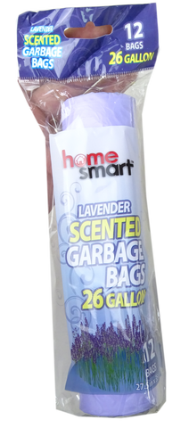 Home Smart Lavender Scented 26 Gallon Garbage Bags