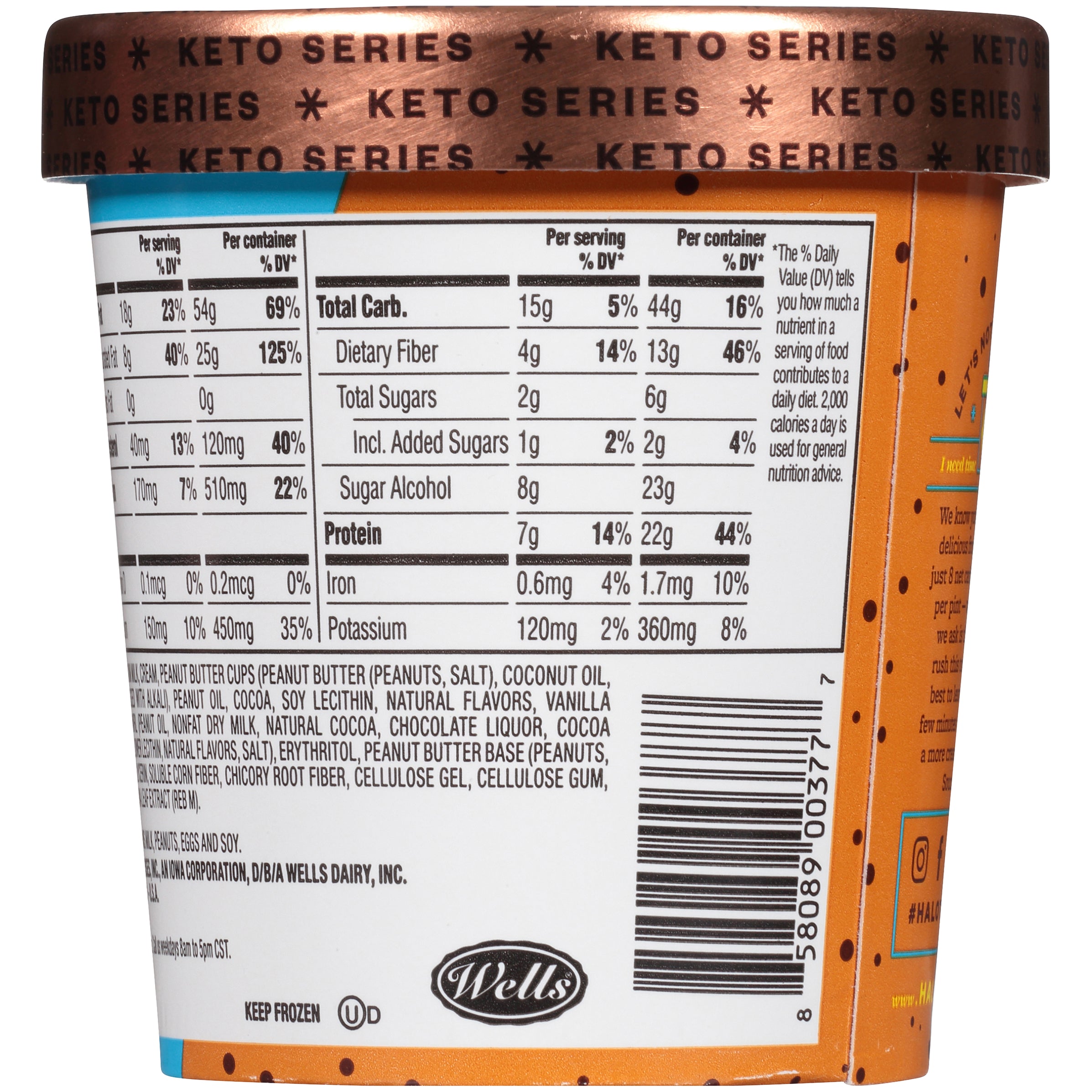 halo ice cream nutrition facts