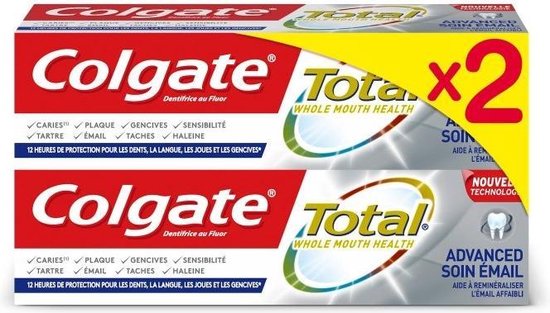 colgate total advanced enamel health toothpaste