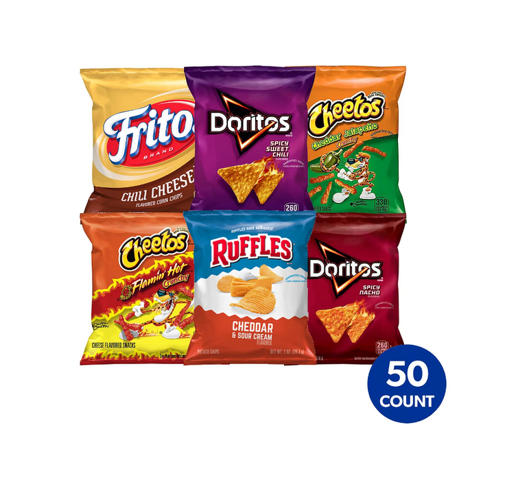 Frito-Lay Bold Mix Chips, Variety Pack , 50 ct — Goisco.com
