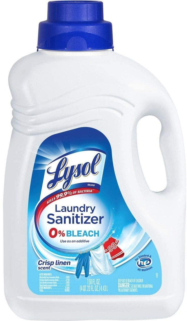 Lysol Laundry Sanitizer 0 Bleach Crisp Linen Scent 150 Oz Goisco Com   Lysol 741x1274 