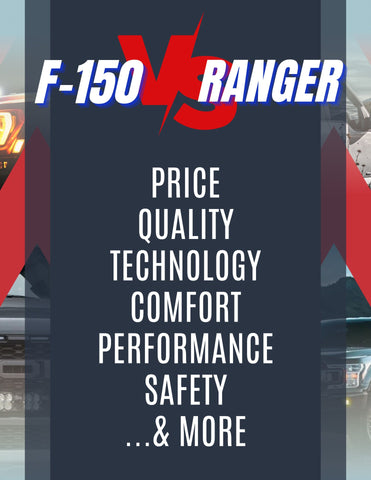 F-150 vs Ranger infographic