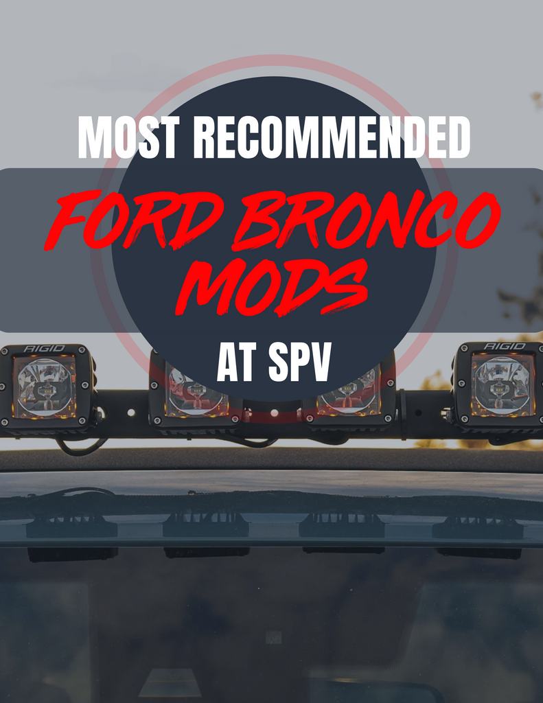 Most Recommended Ford Bronco Mods Infographic