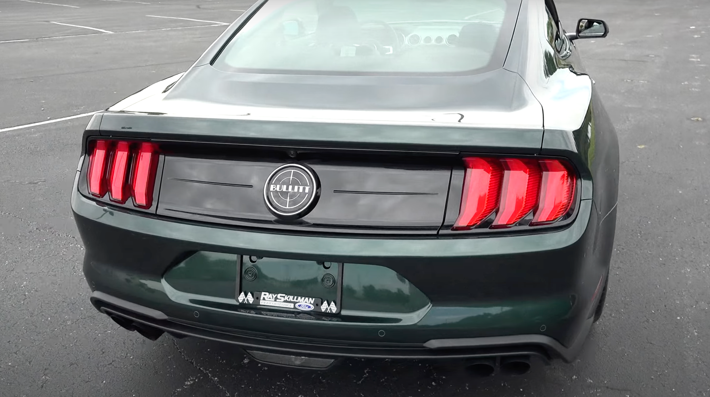 mustang bullitt rear