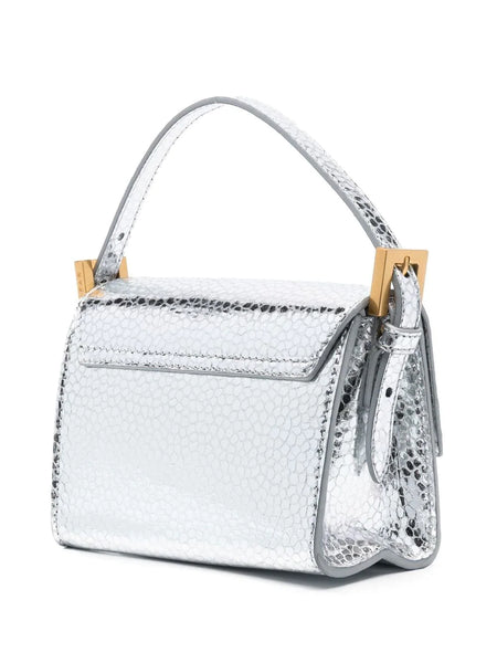 FRAN SILVER FLAGSTONE LEATHER SLV
