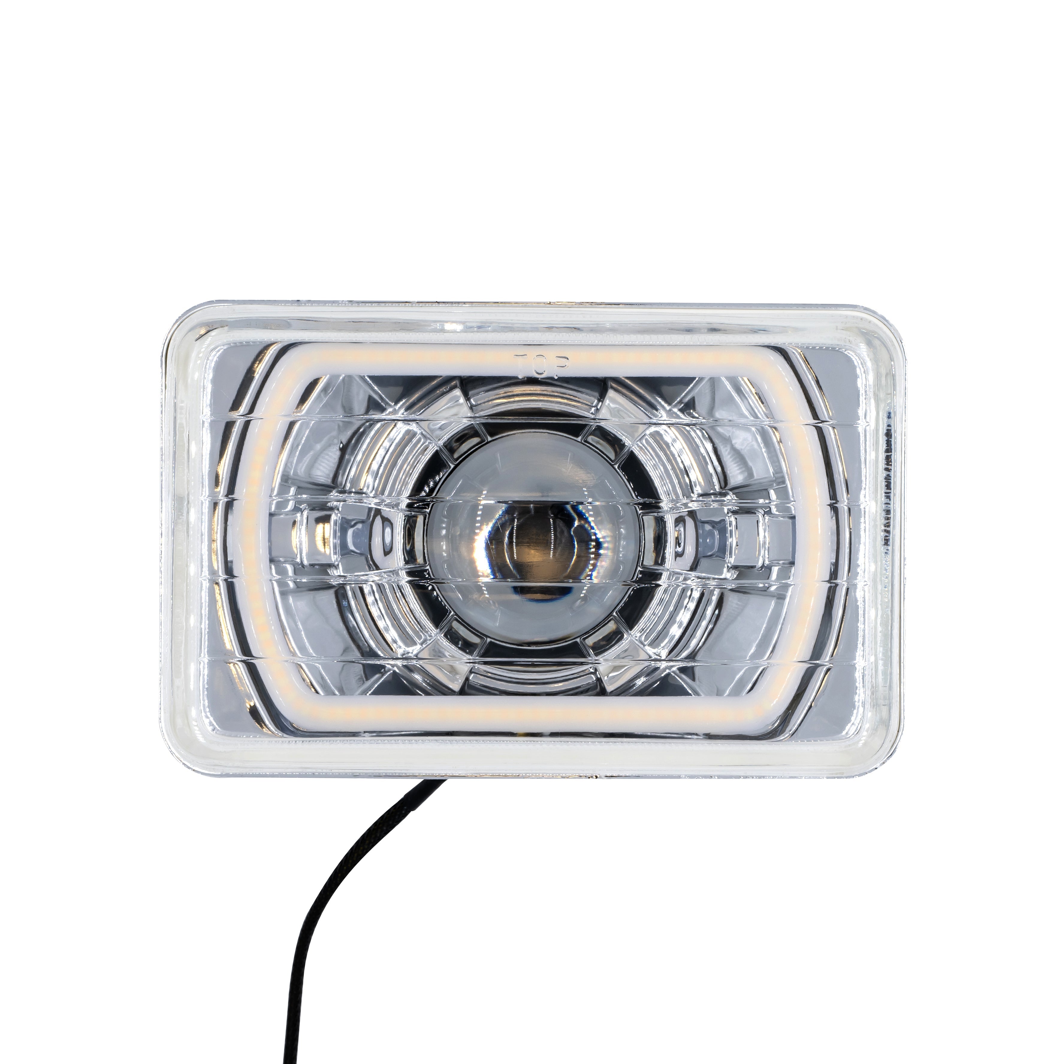 Low Beam Chrome 13W LED FourSix with HDR Red Halos - Dapper Lighting product image