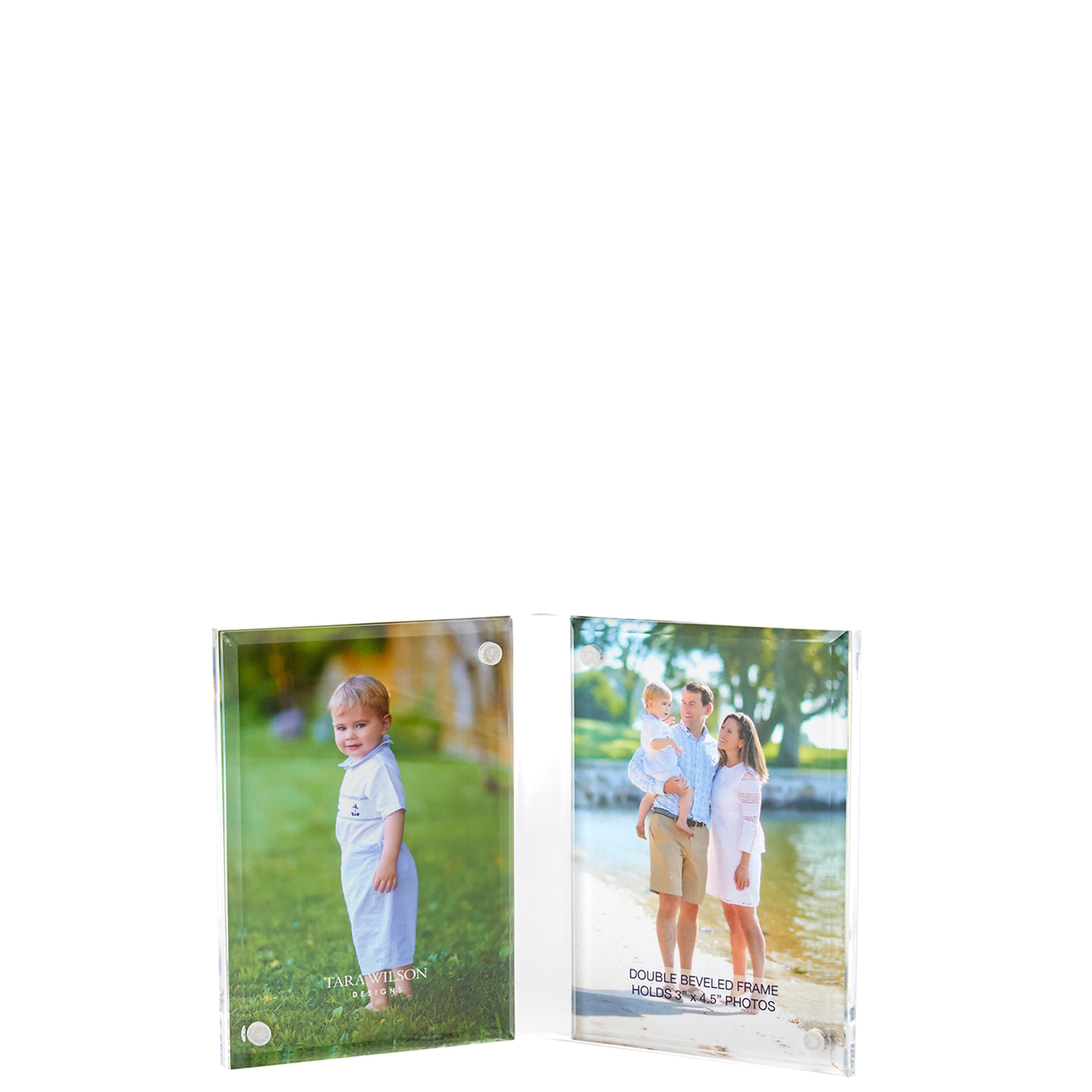 Frame DOUBLE BEVELED Small for Photo Size 3.5" x 5"