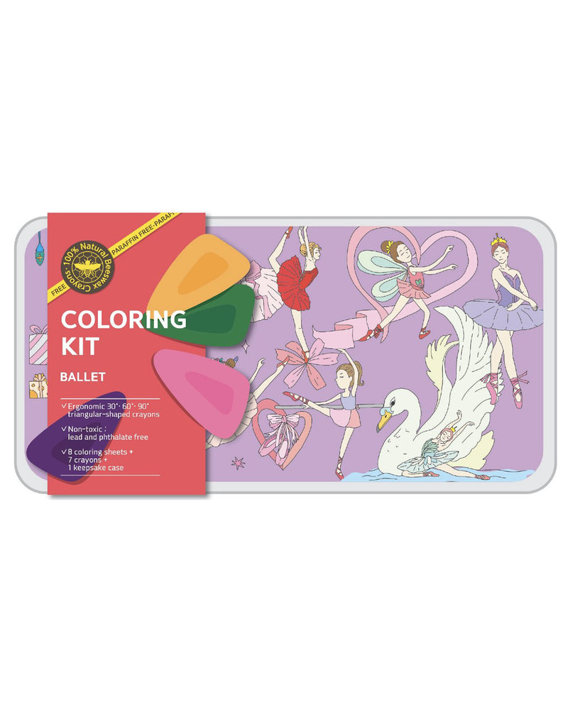 Coloring Kit - 3 Units in Set - Flora Large