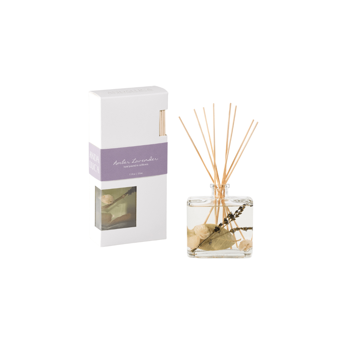 Amber Lavender Botanical Reed Diffuser