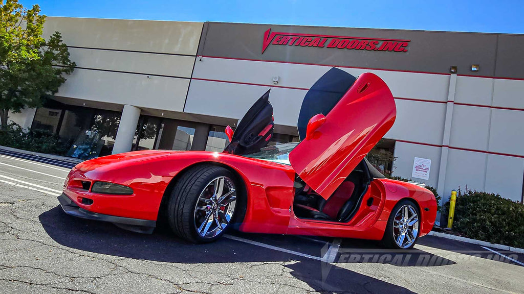 Check out Richard’s and Cindi’s Chevrolet Corvette C5 from Arizona featuring Vertical Door conversion kit by Vertical Doors, Inc. AKA "Lambo Doors"