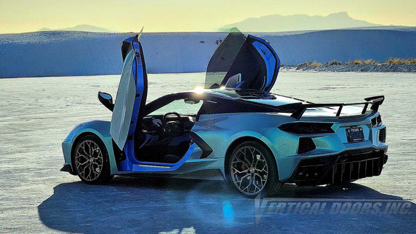 Chevrolet Corvette C8 2020-2023 Lambo Door Conversion Kit by Vertical Doors Inc. VDCCHEVYCORC820 RollingThunder, C8Z51, Corvette, C8, West Texas Vettes, Lawless Lopez, Chevrolet corvette c8, chevrolet, chevy, corvette, vette, c8, c8 vette, corvette c8, c8r, c8 z06, grand sport, stingray, cars, sportscars, vertical doors gang, Vertical Doors Inc, Lambo Doors, Vertical Doors, Door Conversion