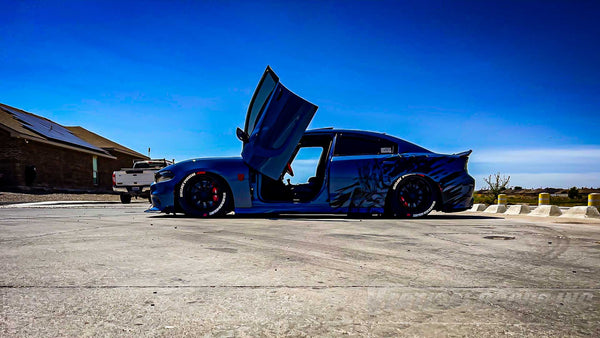 @scpk_392 Dodge Charger from Texas featuring Vertical Lambo Doors Conversion Kit from Vertical Doors, Inc.