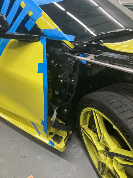 Chevrolet Corvette C8 Lambo Door Conversion Kit by Vertical Doors Inc., VDCCHEVYCORC820,   1LT, 2LT, 3LT, Z51, Z06, C8R, Z8ZR1, Stingray, Eray, Vette, Corvette,   lambo doors, vertical doors, door conversion, scissor doors, butterfly doors, wing doors,   Corvette C8 lambo doors, Corvette C8 vertical doors, Corvette C8 door conversion, Corvette C8 scissor doors, Corvette C8 butterfly doors, Corvette C8 wing doors,