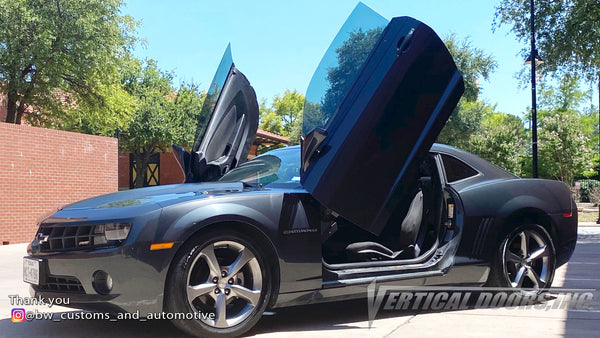 Installer | BW Customs and Automotive | Texas | Chevrolet Camaro with Vertical Lambo Doors Conversion Kit from Vertical Doors, Inc.