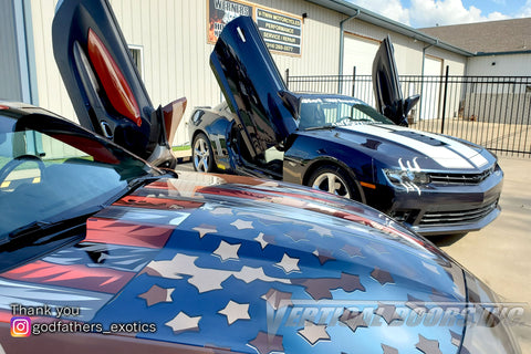 Jim Ellis, CamoRaro, 2010 Chevrolet Camaro with Vertical Lambo Doors by Vertical Doors, Inc.