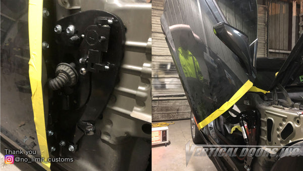 Installer | No Limit Customs | Gonzales, LA | 5th Gen Chevrolet Camaro with Vertical Lambo Doors Conversion Kit for Vertical Doors, Inc.