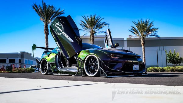 @sphnix_ss  Chevrolet Camaro from California with Widebody and Door Conversion kit by Vertical Doors, Inc. AKA "Lambo Doors" VDCCHEVYCAM16 #ChevroletCamaro #chevycamaro #chevrolet #camaro #verticaldoorgang #LamboDoors #VerticalDoors 