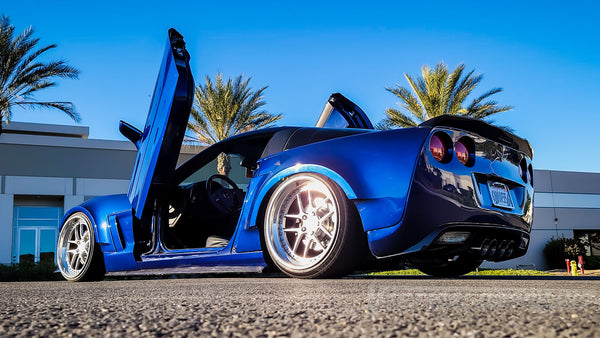 Check out Zach's Chevrolet Corvette C6 from California, featuring Vertical Door conversion kit by Vertical Doors, Inc. AKA "Lambo Doors" VDCCHEVYCORC60508 #Corvettec6 #Chevrolet #C6 #LamboDoors #VerticalDoors