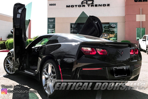 AZ Motor Trendz | Peoria, AZ | Chevrolet Corvette C7 with Vertical Lambo Doors Conversion Kit