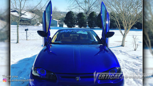 Check out @LamboJojo2020 Chevrolet Monte Carlo from Texas featuring Vertical Doors, Inc. vertical lambo door conversion kit.