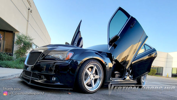 Check out @1_cuztommopar12 Chrysler 300 from California featuring Vertical Lambo Doors Conversion Kit from Vertical Doors, Inc.