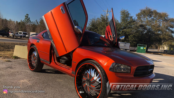 Installer | Ground Zero Customs LLC | Holt, FL | Dodge Charger featuring Vertical Lambo Doors Conversion Kit by Vertical Doors, Inc.