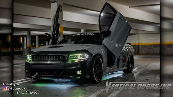 @tuuuuqk Dodge Charger from California featuring Vertical Lambo Doors Conversion Kit from Vertical Doors, Inc.