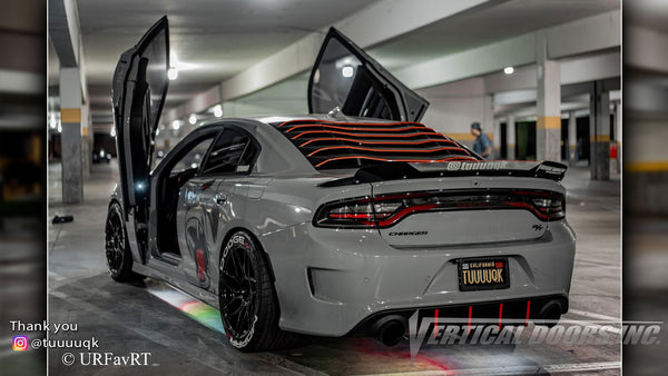 @tuuuuqk Dodge Charger from California featuring Vertical Lambo Doors Conversion Kit from Vertical Doors, Inc.