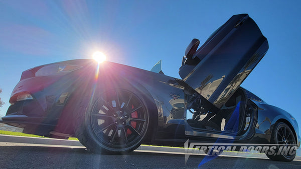 Ford Mustang GT from California featuring Vertical Lambo Doors Conversion Kit by Vertical Doors, Inc.