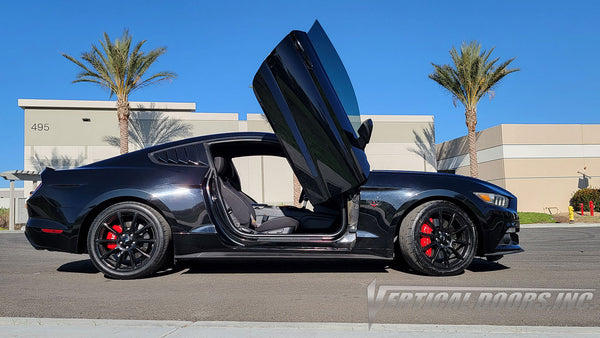 Ford Mustang GT from California featuring Vertical Lambo Doors Conversion Kit by Vertical Doors, Inc.