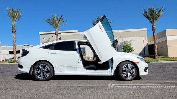 Honda Civic 10th Gen from California featuring Vertical Lambo Doors Conversion Kit from Vertical Doors, Inc.