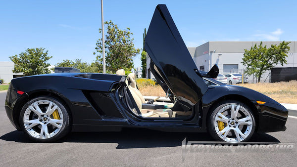 Lamborghini Gallardo featuring Vertical Lambo Doors Conversion Kit by Vertical Doors, Inc.