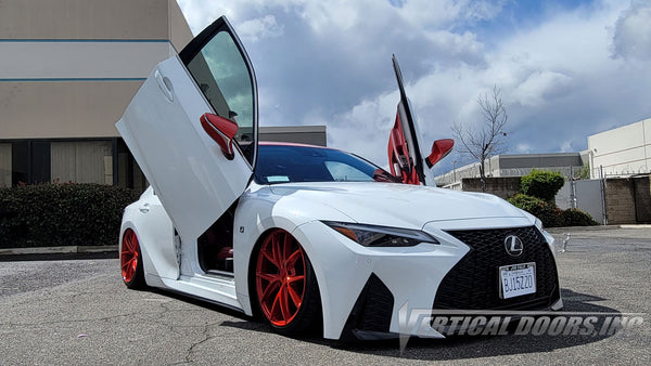 VDCLEXIS35014 @primostires Lexus IS350 from Palmdale featuring Vertical Doors, Inc., vertical lambo doors conversion kit.